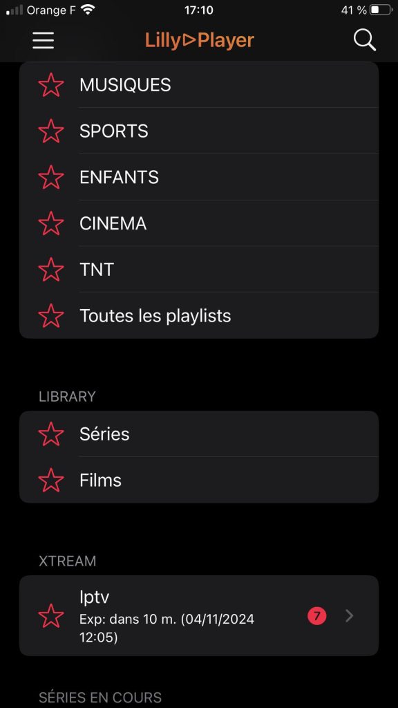 LillyPlayer interface