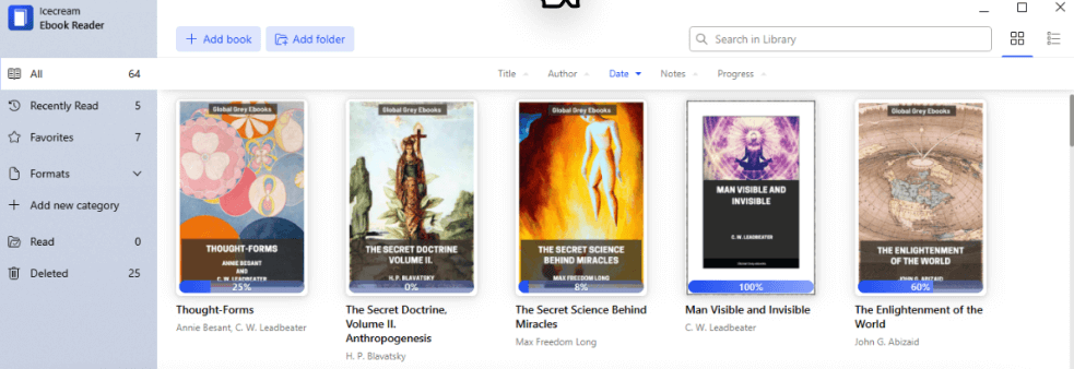 Icecream Ebook Reader